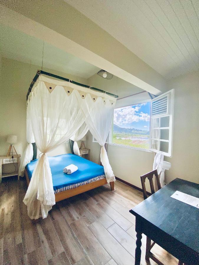 Chambre Et Sdb Privative Ylang Ylang Vue Mont Pelee Dans Maison Partagee Le Morne-Rouge Luaran gambar